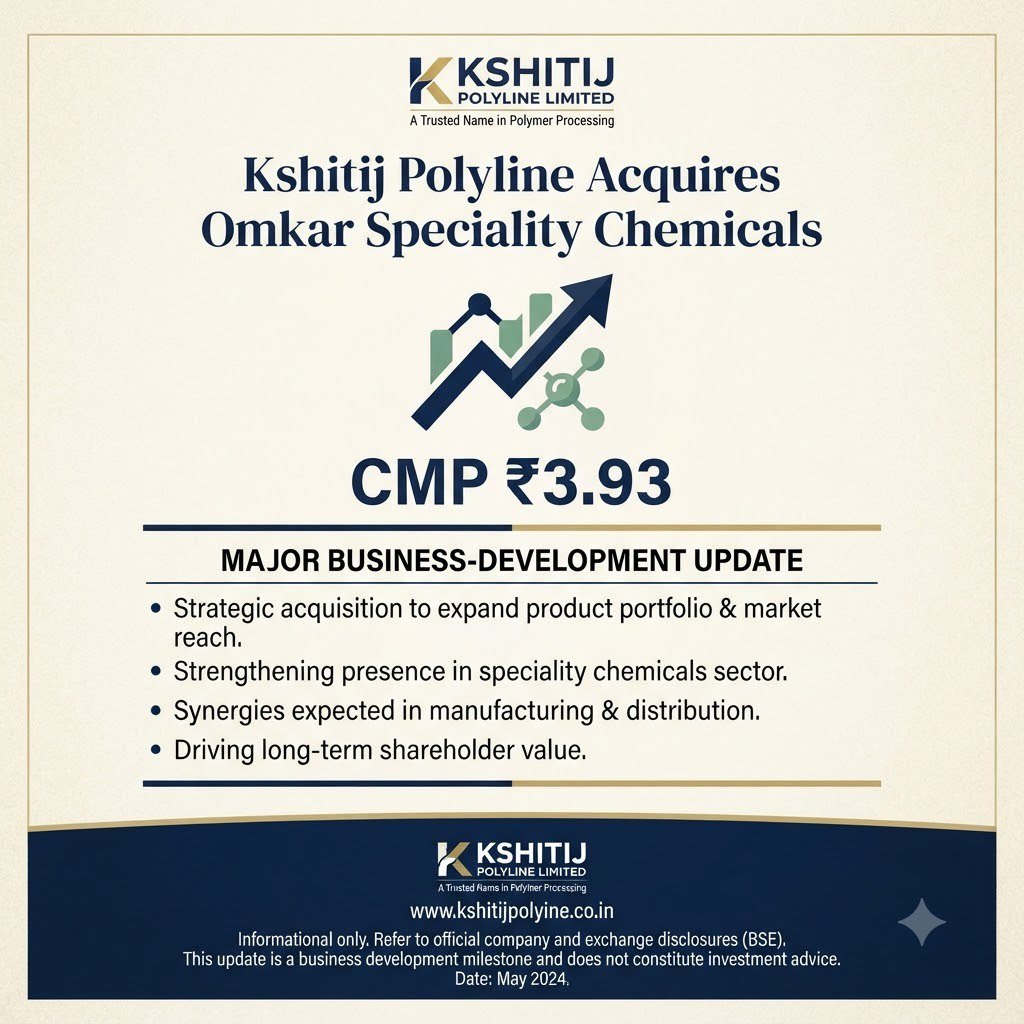 _ShivaM9's tweet photo. Kshitij Polyline CMP ₹3.93 — growth narrative ke peeche multiple factors discuss ho rahe hain: Omkar NCLT acquisition, relisting trigger, recycling expansion, plastics business and debt repayment. #Multibagger_Nse_Stock https://t.co/nbNgNFGwMe