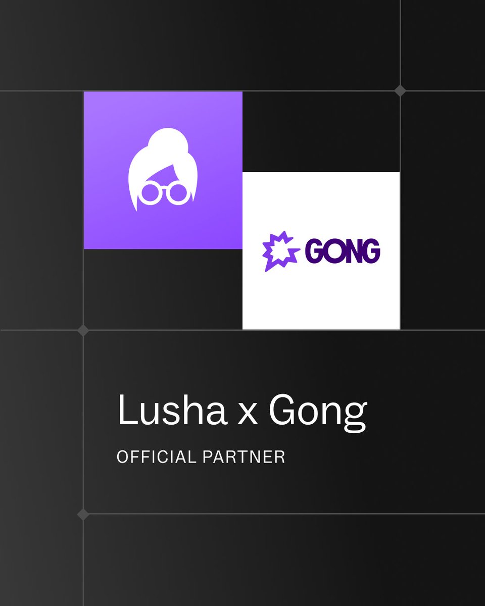 LushaData's tweet photo. Lusha is now a Gong Enrich Data Partner.
Missing emails and phone numbers no longer slow your reps down. Lusha now fills them in right inside Gong.
>Verified business emails and direct dials, without leaving Gong
> Enrich from Gong contact views or while adding contacts to Engage flows
> Add Lusha to your email and phone enrichment waterfalls
> Use your existing Lusha account or access Lusha through Gong Credits
Less research, more outreach.
Live on the Gong Collective today.
Turn it on → https://t.co/y1H9PWAHi4