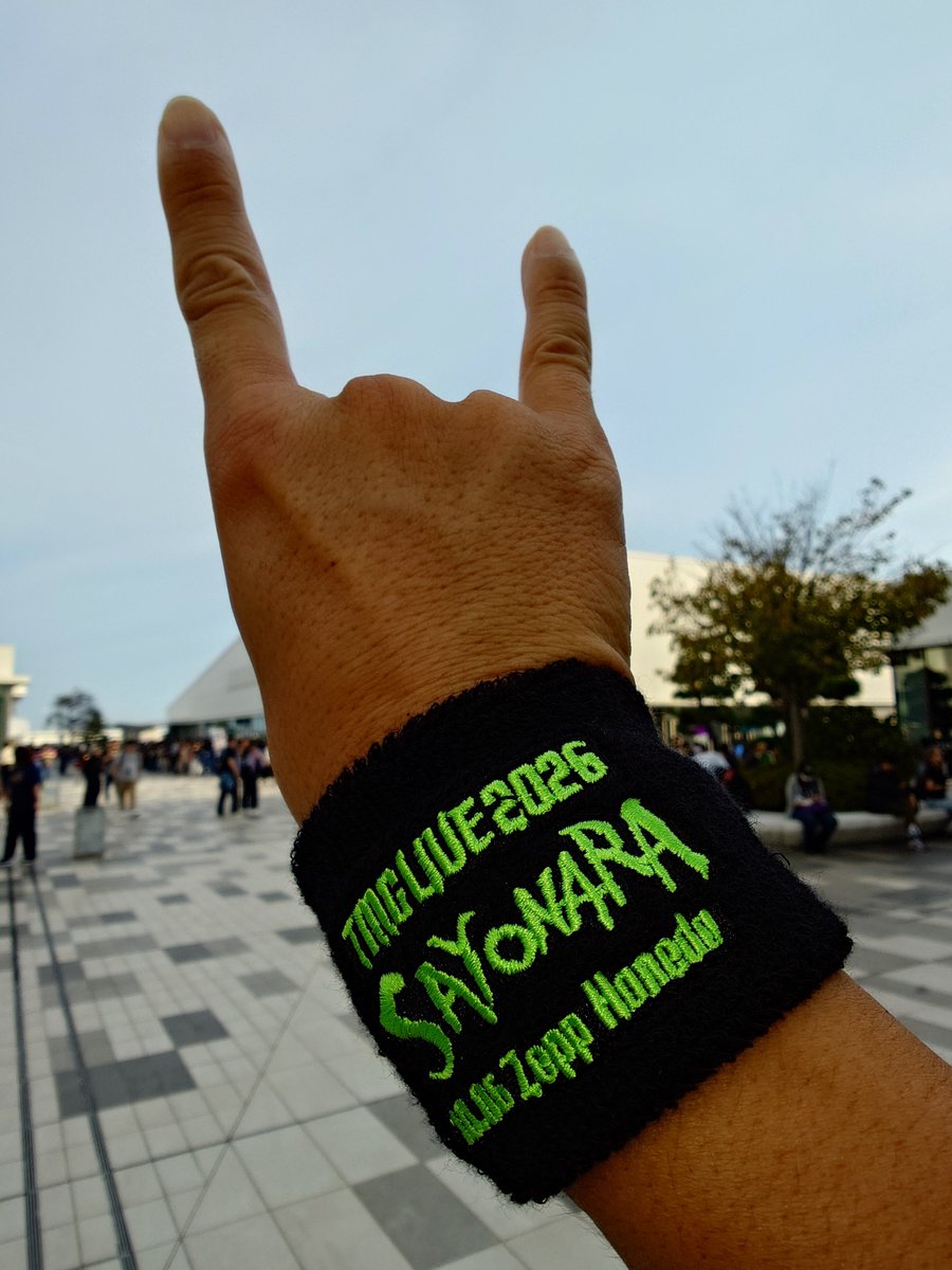 jun_k_box's tweet photo. 本日の現場、
TMG LIVE 2026 "SAYONARA" 
at Zepp Haneda🤘
今日の限定リストバンドGET‼️ https://t.co/hOhSdcRGTO