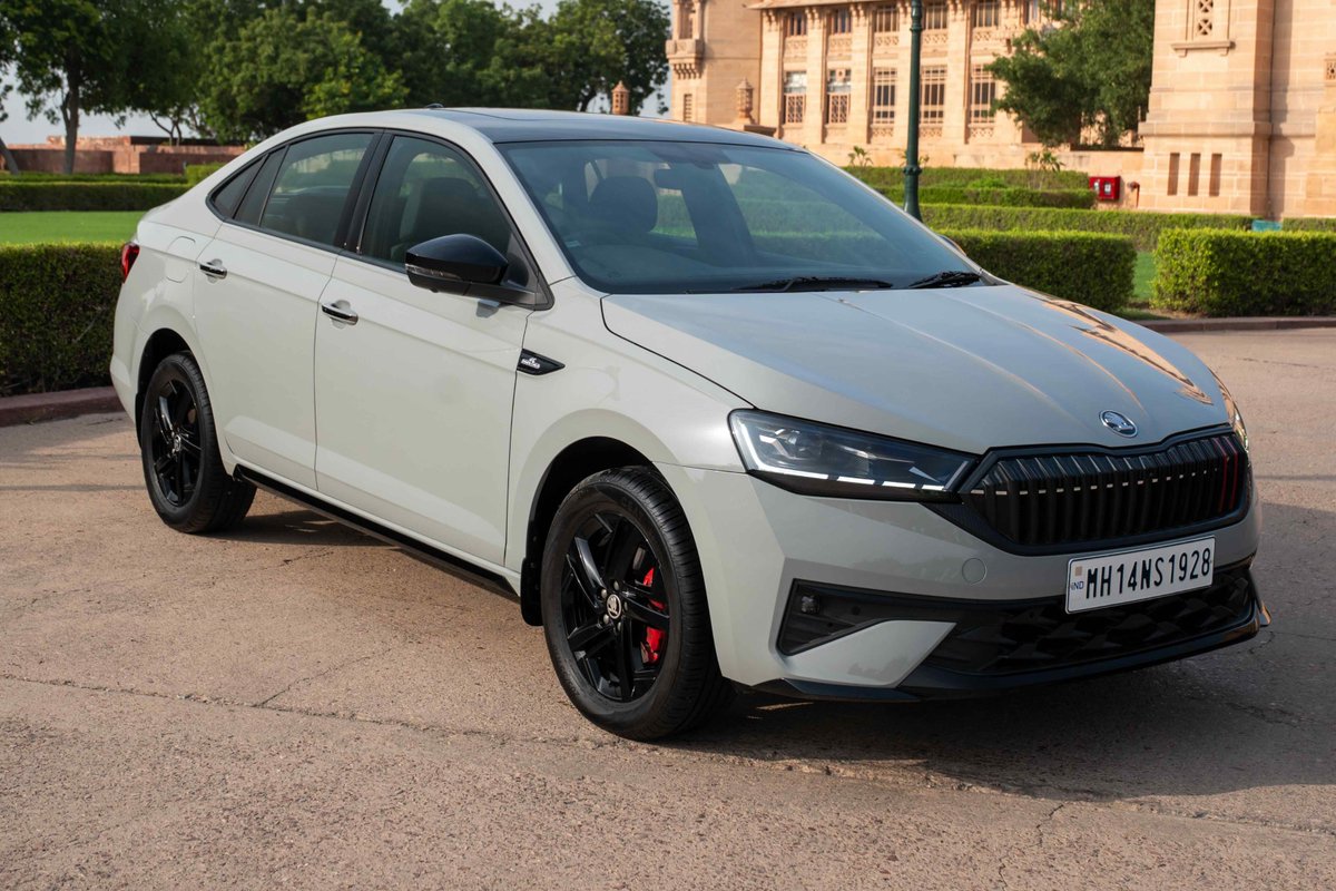 MotorOctane's tweet photo. 2026 Skoda Slavia Launched @ Rs 9.99 Lakh!

-> 1.0 TSI 6MT: Rs 9.99 - 15.89 Lakh 
-> 1.0 TSI 8AT: Rs 12.49 - 17.29 Lakh
-> 1.5 TSI 7DSG: Rs 18.59 - 18.84 Lakh
-> 6 trims | 12 variants
-> Deliveries begin next week
-> New Cappuccino Beige colour deliveries begin in DEC 2026 
-> Variant-wise pricing in the images below
-> New 8-speed torque converter | Rear-seat massage function | 360-degree camera
-> Standard warranty: 4-Year / 100,000 km
-> 4-Year RSA
-> 4 free labour services for up to 2 years or 30,000 km
-> 6-year corrosion warranty | 3-year paint warranty

(Prices are ex-showroom)