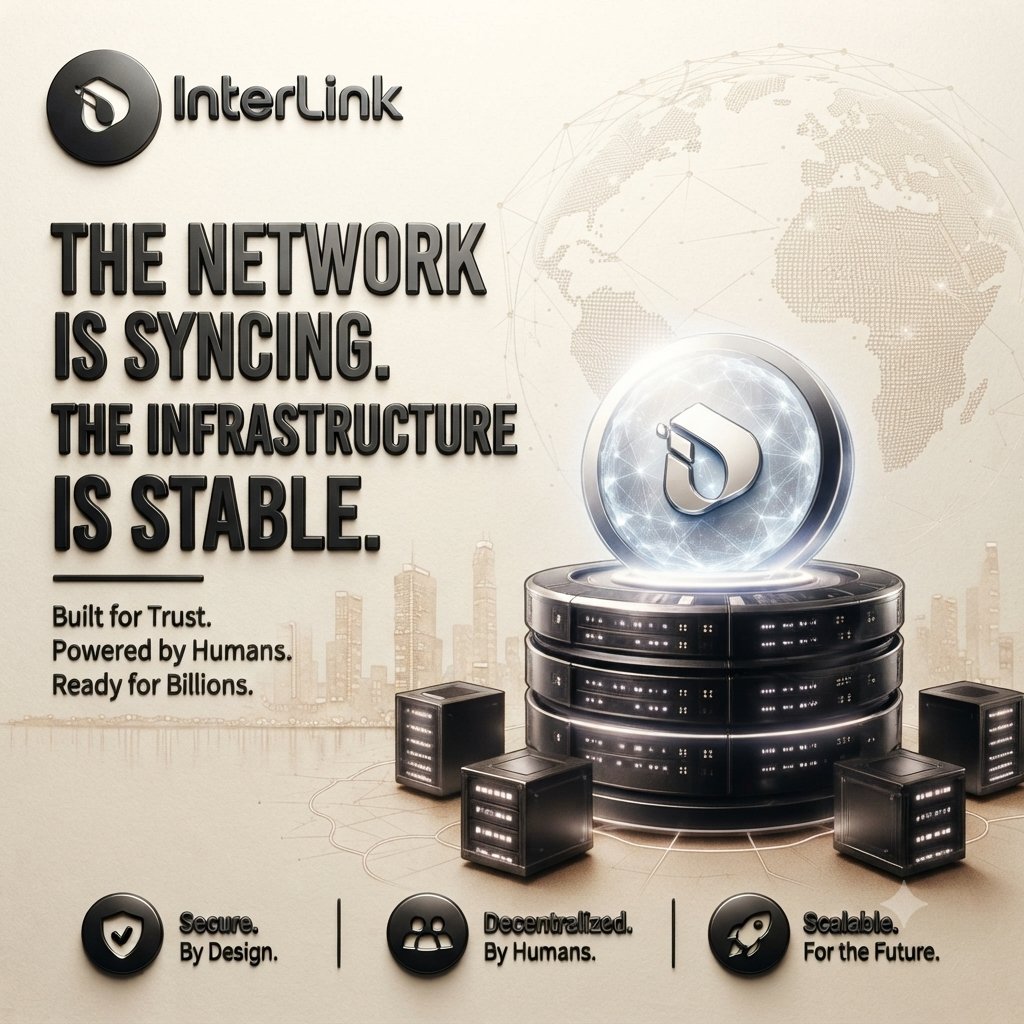 VaasuKadiri94's tweet photo. The infrastructure is rock solid and the network is syncing, Linkers! 💜
✨ Drop a 💜 if you're ready for what's next with InterLink! 🌍
#InterLink #CommunityFirst #Web3Community #ITL #ITLG #HumanNetwork #GlobalEcosystem https://t.co/tJ99GBBbJE