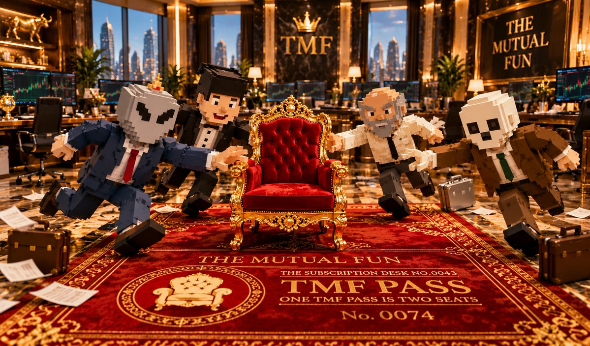 bubblegum_dee's tweet photo. The chair isn’t just a chair. @themutualfun 

It’s the seat at the table. 🪑

In The Mutual Fun, every seat represents participation, ownership, and being part of something built together.

One pass. Two seats.
And the real question is:

Who’s taking the chair? 👀
The game is only getting started. 🃏🔥