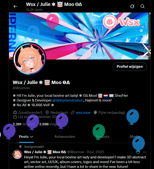 Wsxmoe's tweet photo. Birthday! 🥳
I know this is a long one, thank you everyone who's supported me all this time 💖 https://t.co/eti8wTdIlA