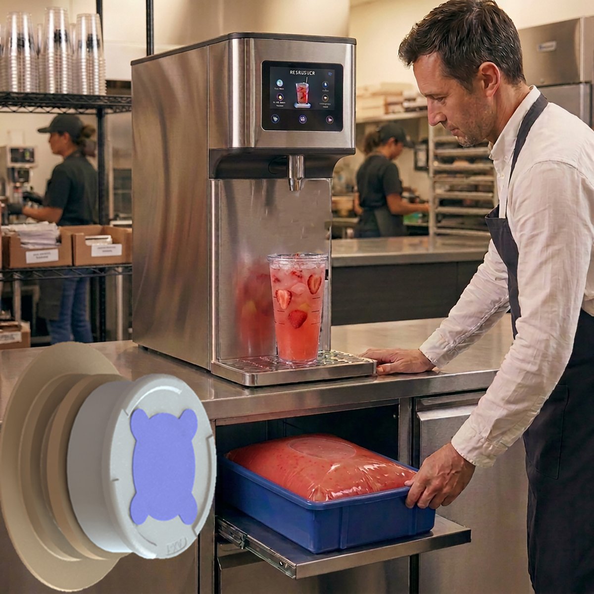 SIGCombibloc's tweet photo. SIG announced the launch of SIG CleanClic Connect, a bag-in-box fitment innovation designed to enhance dispensing flexibility and simplify operations for customers across food and beverage applications in the foodservice industry. 
Discover more: https://t.co/GzAdSslqjp https://t.co/KKaYxrycTc