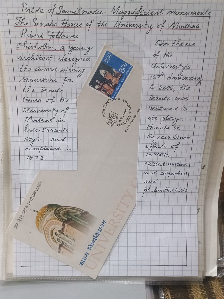 NsrPadmanabhan's tweet photo. @AnanthOnTrack @MadrasMobile Some of the British era monuments of Chennai in Indian stamps https://t.co/1Sk1HrOgKk