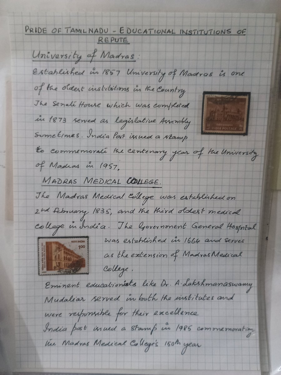 NsrPadmanabhan's tweet photo. @AnanthOnTrack @MadrasMobile Some of the British era monuments of Chennai in Indian stamps https://t.co/1Sk1HrOgKk