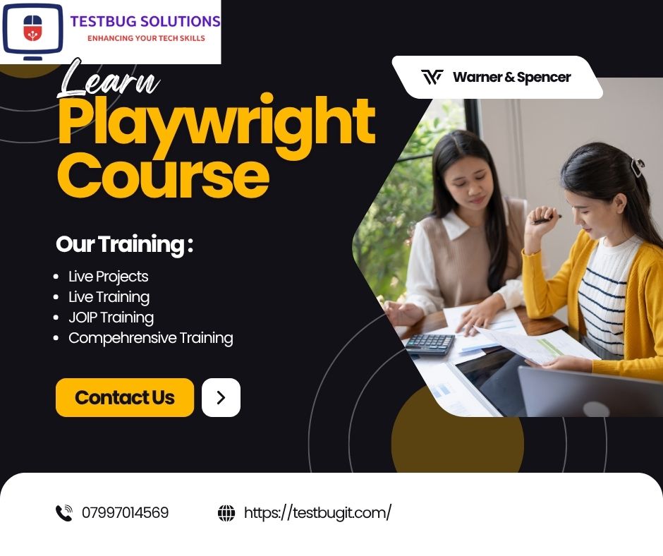 molletibalu's tweet photo. Best Playwright Automation Testing Training in Bangalore
https://t.co/yFSP85ecOx
https://t.co/KVJ3XJjkUu
#playwrightautomation #playwrighttestingcourse #playwrighttestingtrainin #testingtools #softwaretesting https://t.co/Vx3dl4rRT0