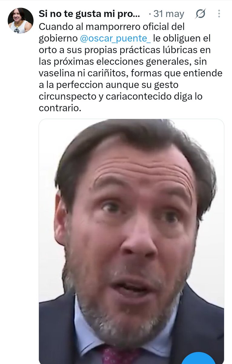 PericoderBueno's tweet photo. @oscar_puente_ Y todavía lo preguntas después de 8 años de inacción y de dos ridículos decretos sacados in extremis para justificar una preocupación inexistente para seguir tratando de retrasados al pueblo? A usted se le recordara como la más capacitada y hambrienta felatriz de Sánchez, no tema https://t.co/j9Jr1ZTh5Q