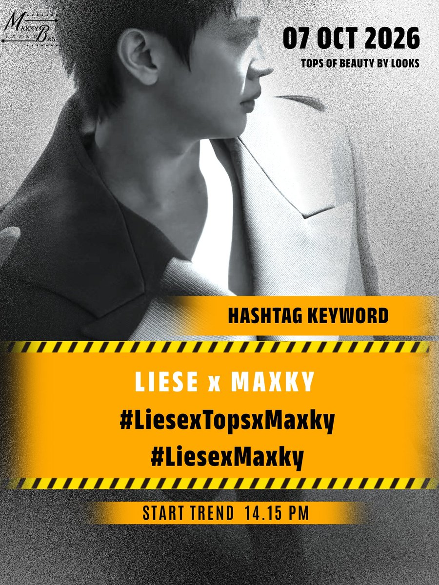 MaxkyBasTrend's tweet photo. 𝐓𝐫𝐞𝐧𝐝𝐢𝐧𝐠 𝐀𝐧𝐧𝐨𝐮𝐧𝐜𝐞𝐦𝐞𝐧𝐭  

🔑 LIESE x MAXKY
#️⃣ : #.LiesexTopsxMaxky #.LiesexMaxky

𝐓𝐑𝐄𝐍𝐃
🗓️ 07 0CT 26
⏰ 14.15 PM

#maxky_rp https://t.co/b4Vm8M8abp