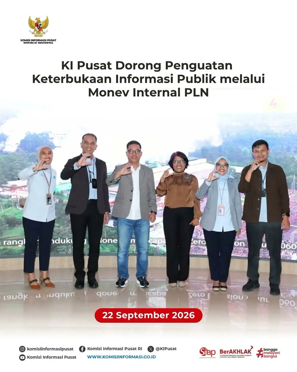 MarosElectrizen's tweet photo. Keterbukaan informasi publik pada akhirnya bukan hanya soal memenuhi kewajiban badan publik, tetapi memastikan masyarakat mendapatkan informasi yang jelas, mudah diakses, dan dapat dipertanggungjawabkan.

#bukainformasipublik #hakandauntuktahu https://t.co/FRQfc0TjQr