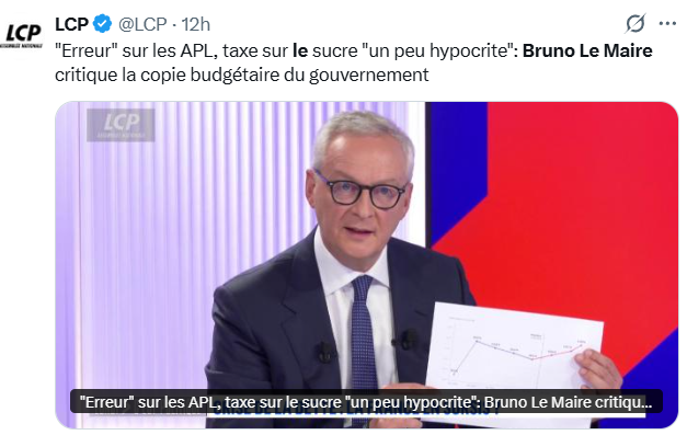 26enColere's tweet photo. Bruno LE MAIRE donnant des leçons de morale en ÉCONOMIE,
c'est un peu comme si un TUEUR en SÉRIE
nous parlait du RESPECT de la VIE...!!! 🤡🤡🤡 https://t.co/A44lsZXQnW