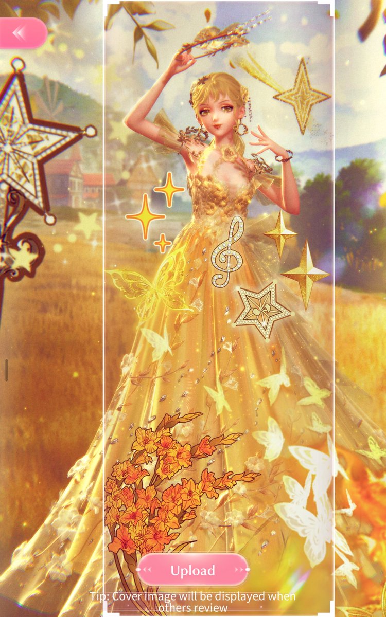 Cornysha_Syrup's tweet photo. Entry for this week's Shining Nikki Styling Competition Theme:

🎵 Hymn of Abundance 💐

Golden sunlight is her flowing hair, streaming wine becomes her skirt, and the whisper of wind through wheatfields is the earth's hymn to her.

#ShiningNikki

Namaste🌾 https://t.co/E2ga6dbzTI