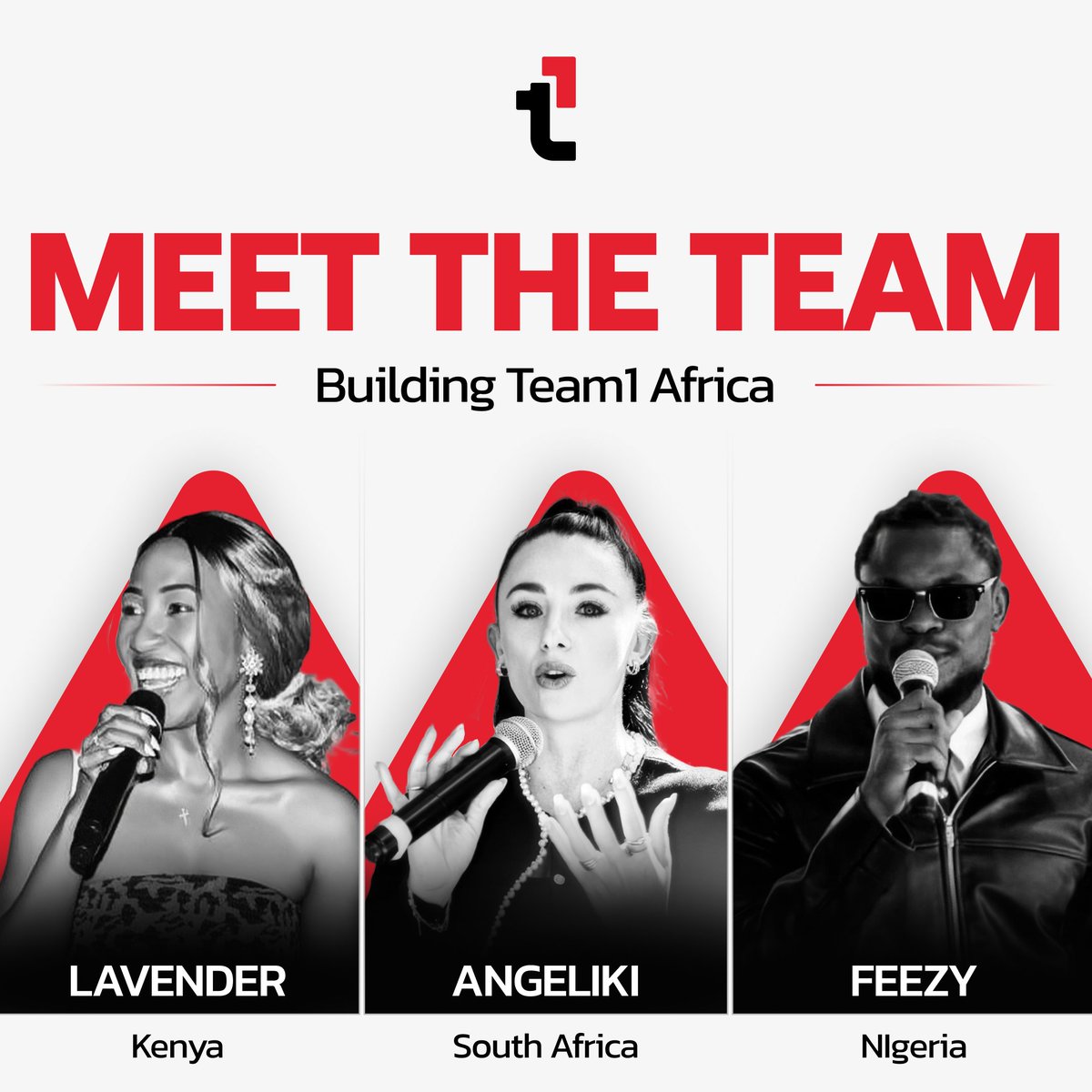 Team1Africa_'s tweet photo. Meet the people leading Team1 Africa 🌍🔺

Across the continent, our country leads are growing local communities, connecting people and creating more opportunities for Africans to get involved in the @avax  ecosystem.

Get to know the people leading Team1 Africa a little better below 👇