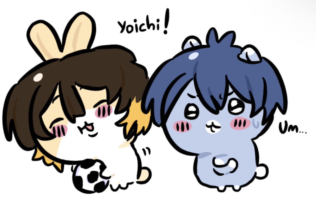 Boosttxc's tweet photo. Chiikawa &amp; Blue lock https://t.co/Whxu4KzgRQ