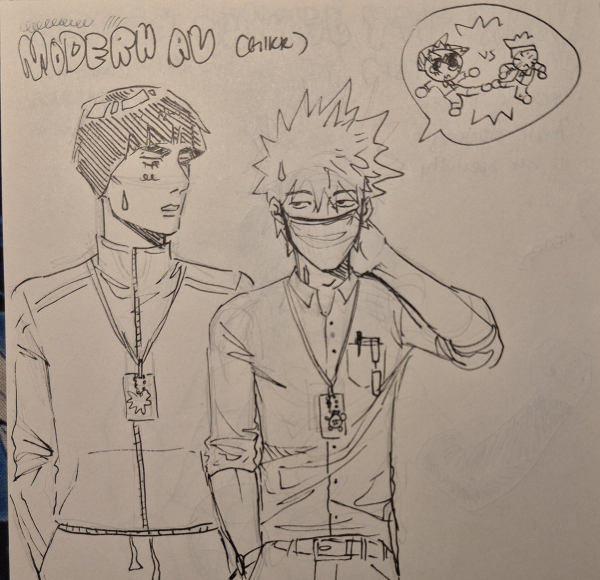 Twunky03's tweet photo. gikkgi teacher au sketches https://t.co/0mnVbebyZL