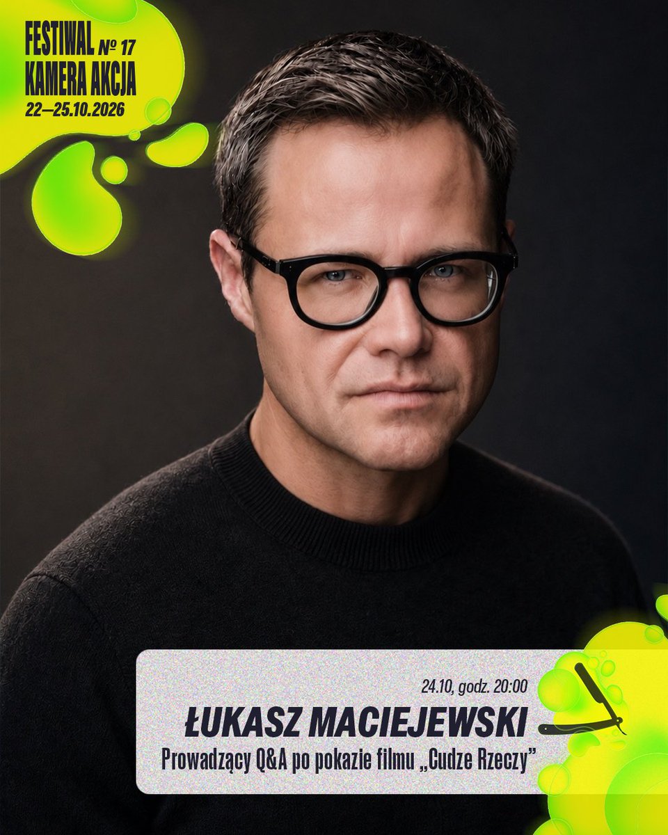 FestKameraAkcja's tweet photo. Przedpremierowy pokaz filmu „Cudze rzeczy” + Q&amp;A, już 24.10 o godz. 20:00 w Monopolis!

To tylko jedno z aż 15 zaplanowanych spotkań i wprowadzeń do seansów na 17. FKA. Sprawdź harmonogram, kup bilet / karnet i wpadaj do Łodzi! https://t.co/dOJrvliASd https://t.co/hinFFtUJ3n