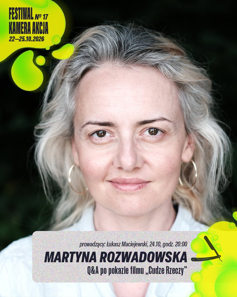 FestKameraAkcja's tweet photo. Przedpremierowy pokaz filmu „Cudze rzeczy” + Q&amp;A, już 24.10 o godz. 20:00 w Monopolis!

To tylko jedno z aż 15 zaplanowanych spotkań i wprowadzeń do seansów na 17. FKA. Sprawdź harmonogram, kup bilet / karnet i wpadaj do Łodzi! https://t.co/dOJrvliASd https://t.co/hinFFtUJ3n