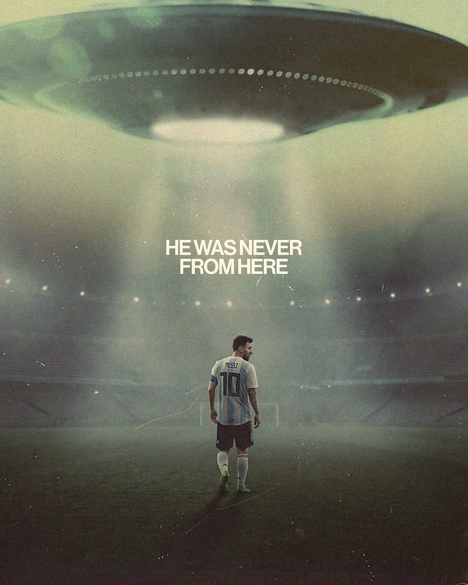 ofootball__'s tweet photo. HE WAS NEVER FROM HERE. 🛸🇦🇷 https://t.co/72nDG7vCP3