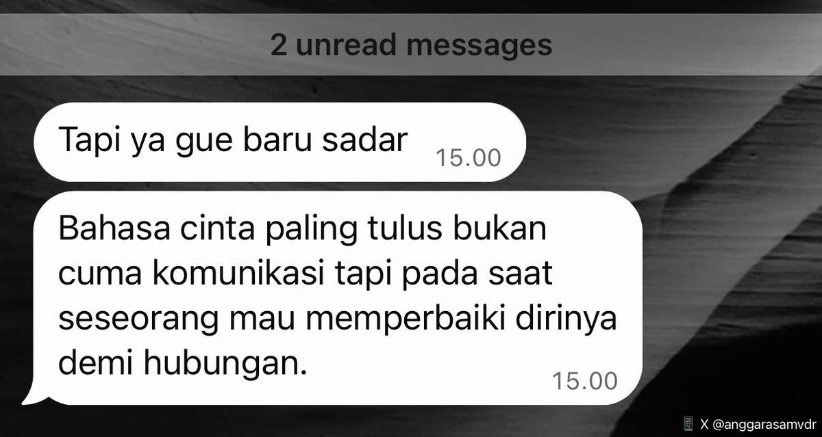 anggarasamvdr's tweet photo. Damn.. deep banget🥹 https://t.co/hOESZJp9y8