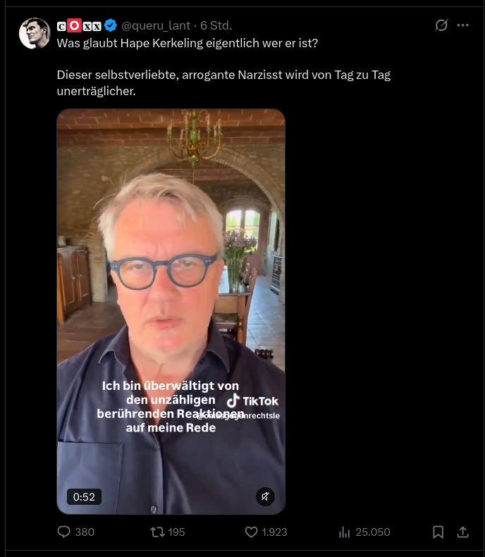 NikithebIocker's tweet photo. Was glaubt der Schweizer Zirkusaffe @queru_lant eigentlich wer er ist? 
Dieser selbstverliebte, arrogante Narzisst wird von Tag zu Tag unerträglicher. https://t.co/yN09517miP