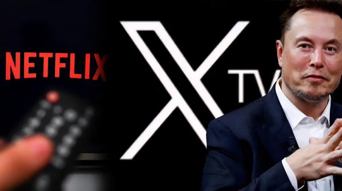 __ELONSMXUPDATE's tweet photo. If Elon Musk introduced 𝕏 TV as an alternative to woke Netflix, would you choose to subscribe?  

Yes or No? https://t.co/7CIigfV9gs