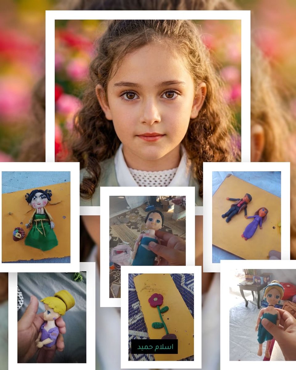 RamAbdu's tweet photo. Isra was killed while making a doll from clay. Just 24 hours later, her mother followed her. 💔

On September 1, 2026, little Isra Al-Hassi was inside her family’s tent east of Deir al-Balah, sitting beside her mother, Umm Islam, playing with colored clay and shaping her favorite doll.

Suddenly, Israeli gunfire tore through the tent, killing Isra instantly and critically wounding her mother.

Isra had come after 17 years of waiting. Her mother could not survive losing her. The following day, September 2, Umm Islam died from her injuries.

A little girl shaped a doll from clay; a mother shaped 17 years of waiting into a dream named Isra.

Then they left together. 💔