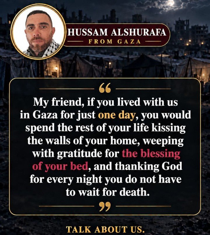 mpappan19's tweet photo. Voice from Gaza, that is a Brutal reality. 😥😔😥 https://t.co/9YUnYBVM4B