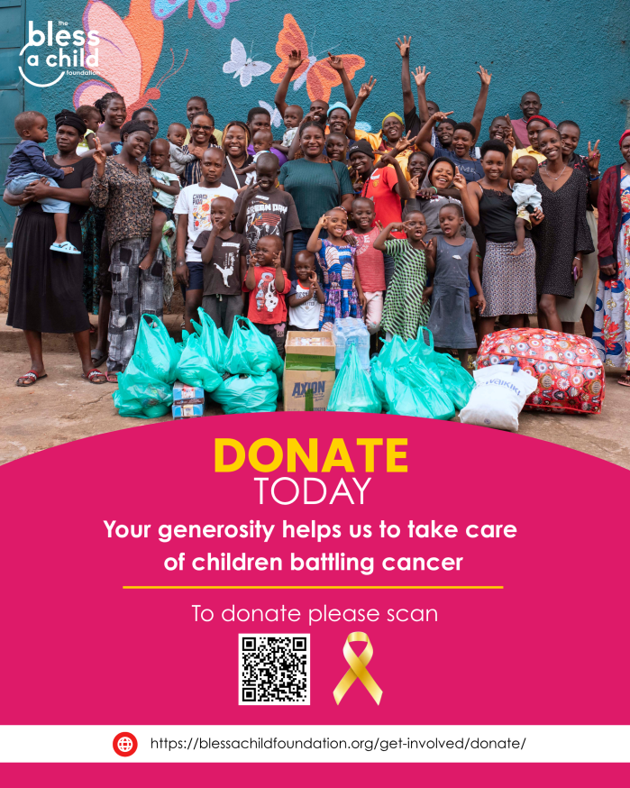 BCFUganda's tweet photo. When you partner with Bless a Child Foundation, you help us provide the practical support families need while their children go through cancer treatment.
Share this with an organisation that may want to support our work.
#DonateTuesday #PartnerWithUs #BlessAChildFoundation https://t.co/OH66yJ5PVc