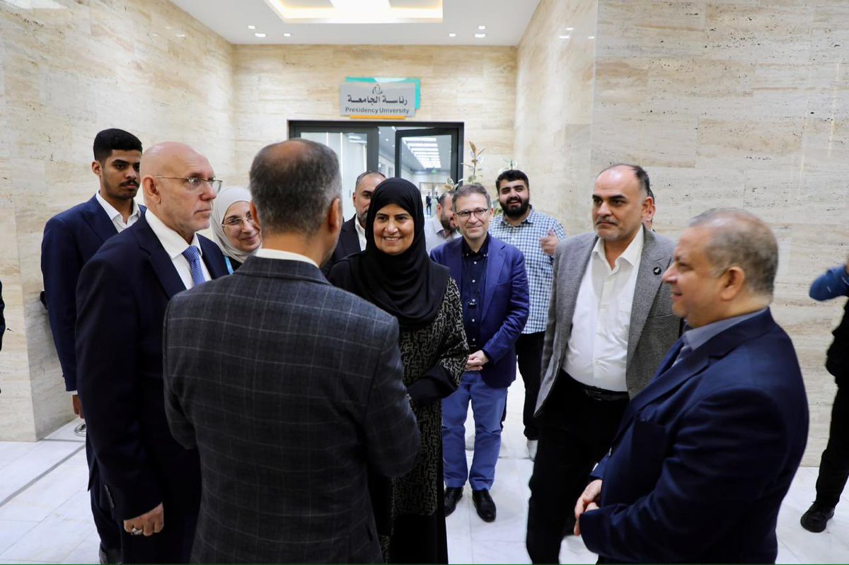 WHOIraq's tweet photo. في إطار دعم جهود العراق لتعزيز الرعاية الصحية الأولية وتحسين جودة الخدمات الصحية المقدمة للنساء والأطفال، زارت ممثلة منظمة الصحة العالمية في العراق، الدكتورة جميلة الراعبي، محافظة كربلاء، برفقة وفد من وزارة الصحة برئاسة مدير عام دائرة الصحة العامة، الدكتور رياض عبد الأمير الحلفي، لمتابعة التعاون في تطبيق التدخلات الوقائية في المؤسسات الصحية التابعة للعتبة الحسينية المقدسة. وشملت الزيارة مستشفى السيدة خديجة الكبرى (ع) التخصصي للمرأة وجامعة السبطين للعلوم الطبية، حيث ناقش الجانبان سبل توسيع التعاون في مجالات الرعاية الصحية الأولية، وتحسين جودة الخدمات، وبناء قدرات الكوادر الصحية، وتبادل الخبرات والتدريب.

As part of efforts to support Iraq in strengthening primary health care and improving the quality of health services for women and children, WHO Representative in Iraq, Dr Jamela Al-Raiby, visited Karbala Governorate alongside a Ministry of Health delegation led by Dr Riyadh Abdul Amir Al-Hilfi, Director-General of the Public Health Directorate, to follow up on collaboration in implementing preventive health interventions across health institutions affiliated with the Holy Shrine of Imam Hussain. The visit included Al-Sayeda Khadija Al-Kubra Specialized Hospital for Women and Al-Sibtain University for Medical Sciences, where discussions explored opportunities to expand collaboration in primary health care, improve service quality, strengthen the capacities of health workers, and promote knowledge exchange and training.