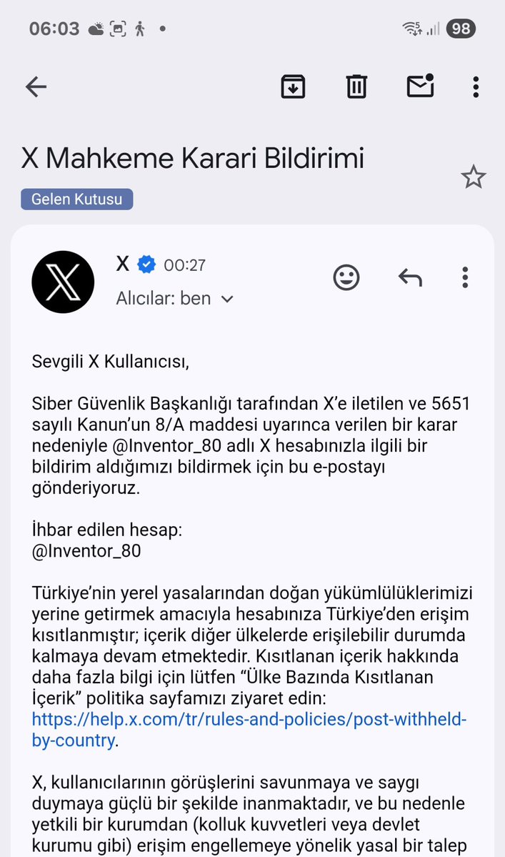 Inventor_8019's tweet photo. Bir hesabı kapatmak kolay… Bir insanın sesini susturmak o kadar kolay değil! Hesabımı kapattınız , şimdi daha yüksek sesle buradayım. Susmayacağım! ✌️✌️✌️🔊🔊 https://t.co/D5tCNZOzXb