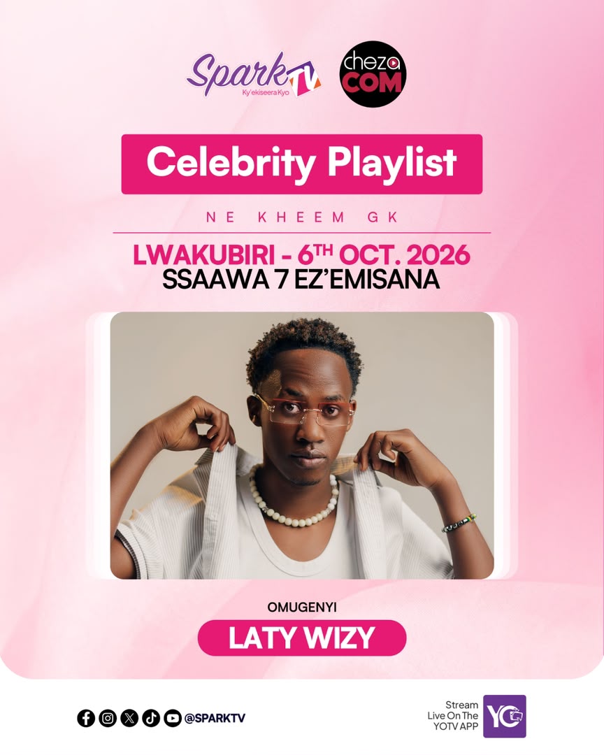 sparktvuganda's tweet photo. #ChezaDotCom: Laty Wizzy takes over with the hottest tracks and sounds that keep the vibes alive.
Stay tuned! https://t.co/EYvSRtXLm1
