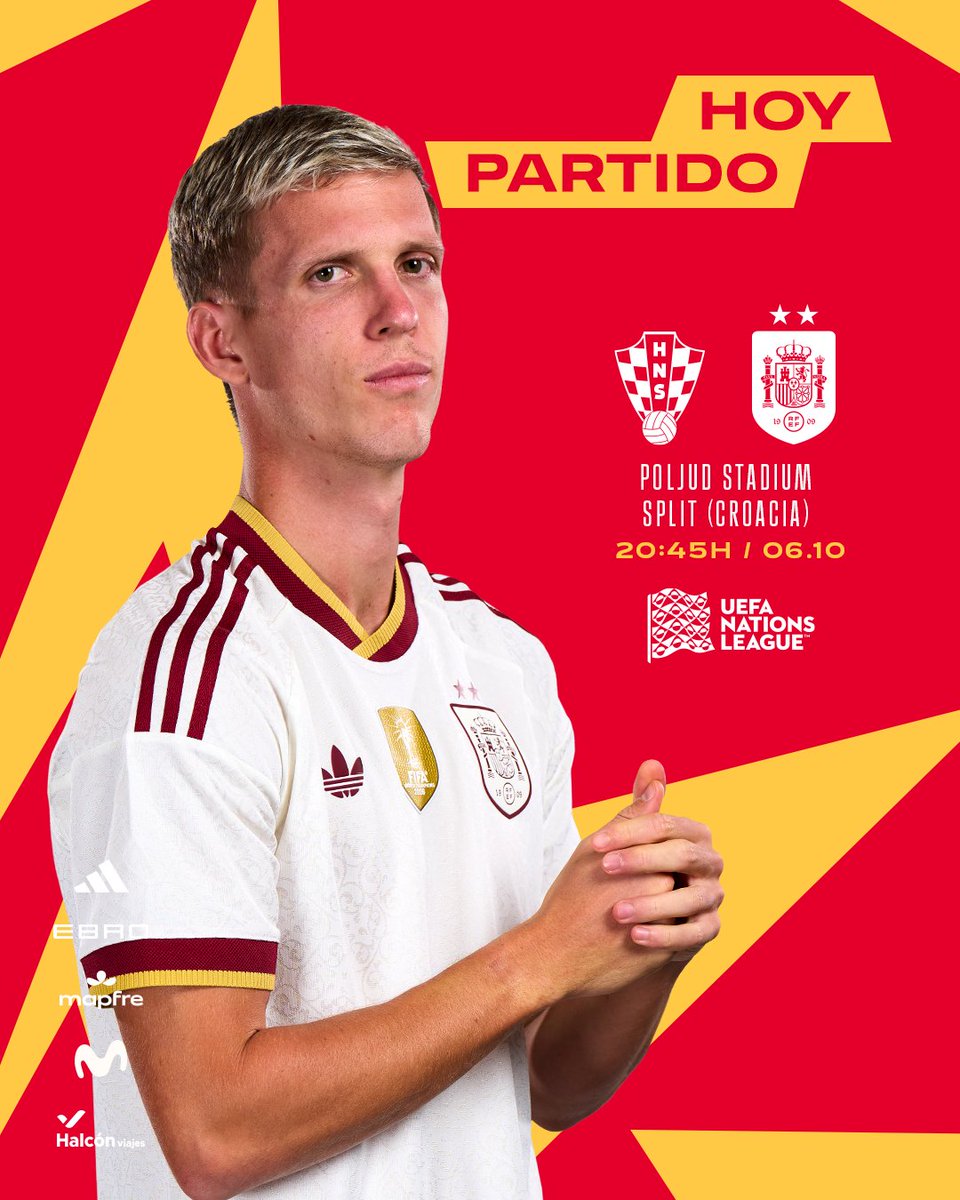 SEFutbol's tweet photo. 𝗘𝘀𝗽𝗮𝗻̃𝗮 𝗾𝘂𝗶𝗲𝗿𝗲 𝗰𝗲𝗿𝗿𝗮𝗿 𝗲𝗻 𝗦𝗽𝗹𝗶𝘁 𝘀𝘂 𝗽𝗮𝘀𝗲 𝗮 𝗹𝗼𝘀 𝗰𝘂𝗮𝗿𝘁𝗼𝘀.

👩🏼‍💻 La previa: https://t.co/MNDnoirSKN

#VamosEspaña | #NationsLeague https://t.co/Ll3L87MLoX