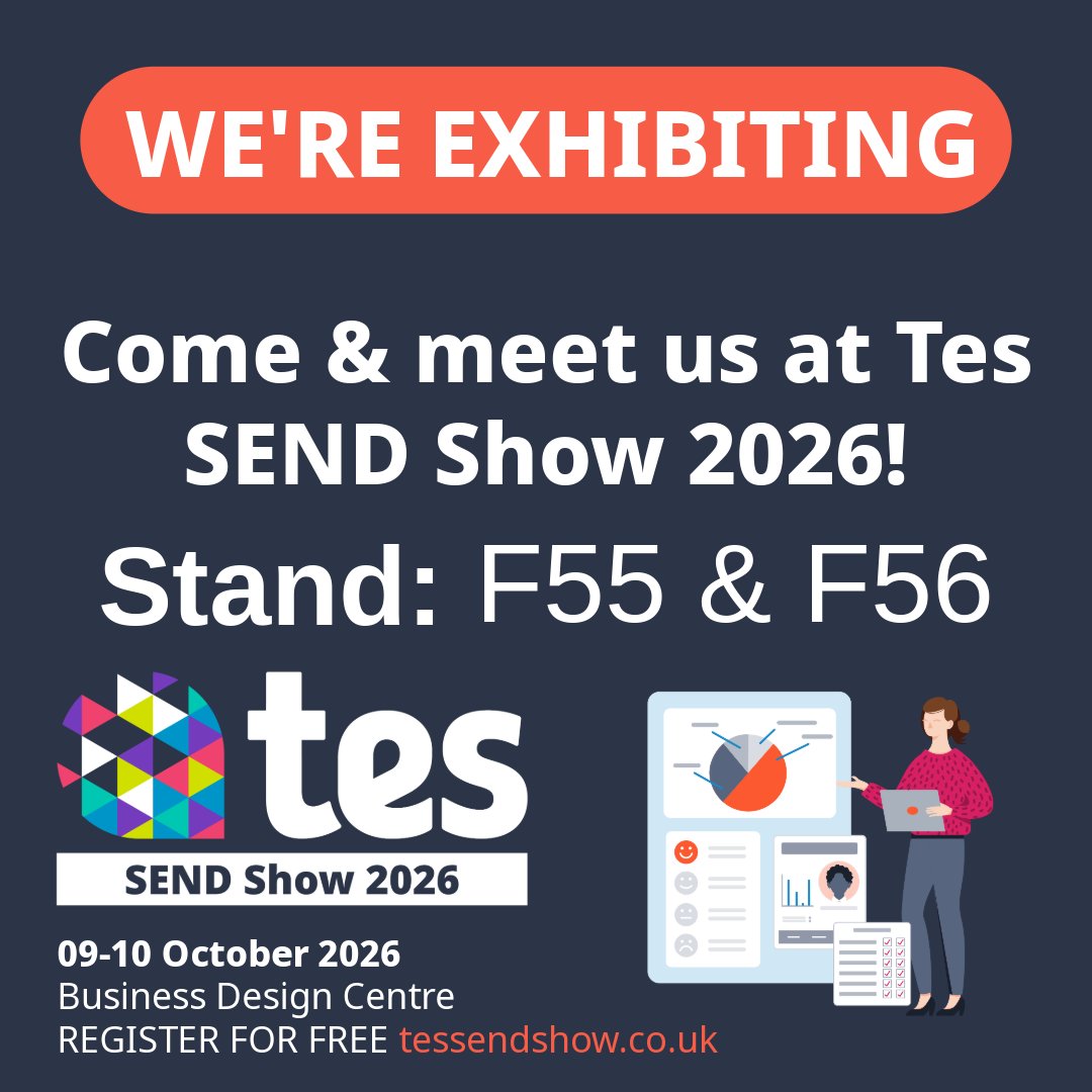 AutismProgress's tweet photo. Not long to go until the TES SEND show in London! 🙌 Pop by to our stand and say hi to the B Squared and SENDcast team if you're attending 🤗 #sendshow #tessend https://t.co/V3t0jcG7bP