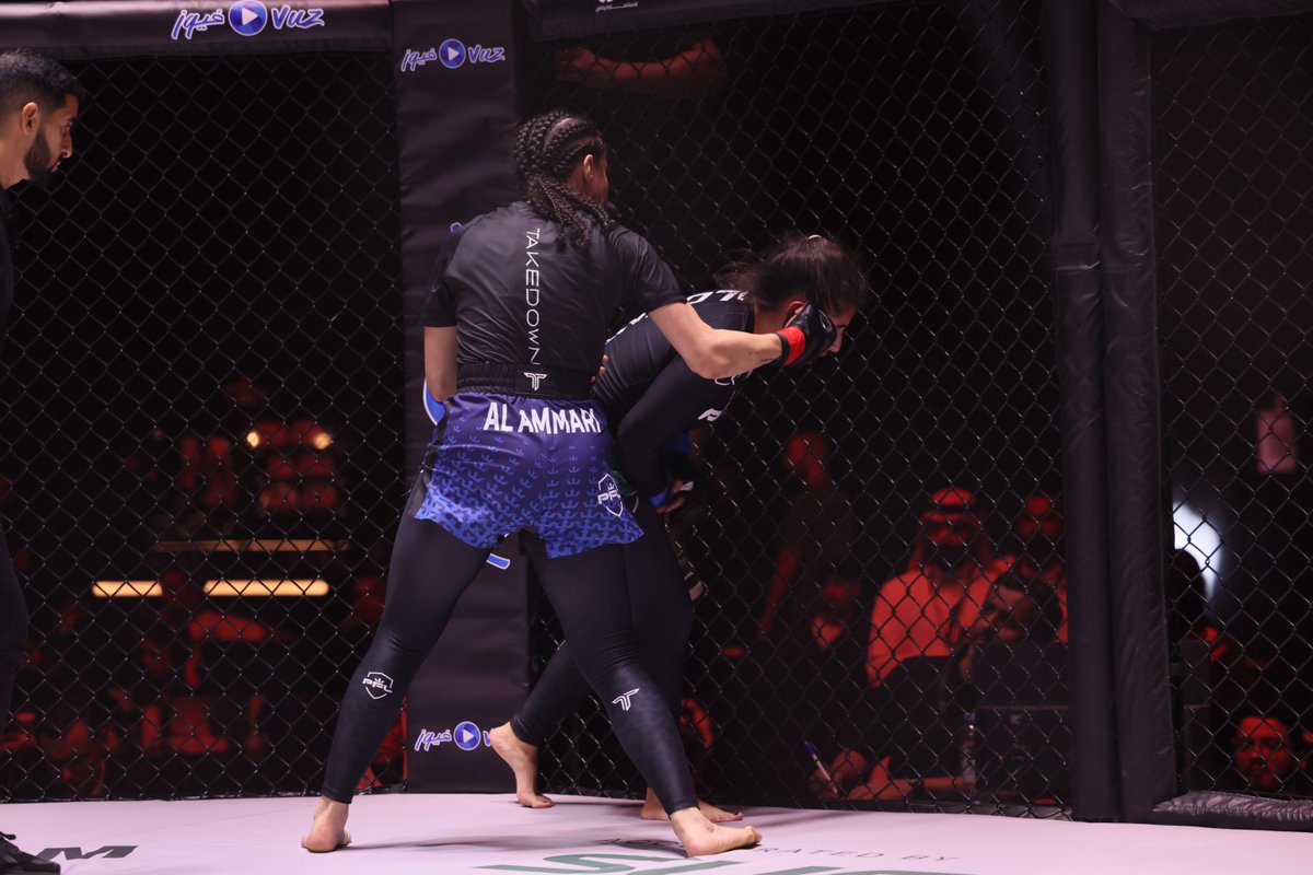 PFLMENA's tweet photo. 🇸🇦 A statement from Fatima Al Ammari 💥

The Saudi prospect delivered in Riyadh, securing the second-round KO in emphatic fashion 🔥

#PFLMENA12 | Friday December 11 | Khobar, Saudi Arabia https://t.co/aSVpFISQHC
