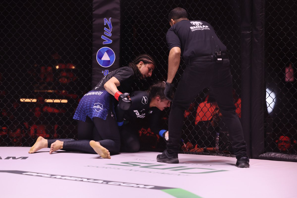 PFLMENA's tweet photo. 🇸🇦 A statement from Fatima Al Ammari 💥

The Saudi prospect delivered in Riyadh, securing the second-round KO in emphatic fashion 🔥

#PFLMENA12 | Friday December 11 | Khobar, Saudi Arabia https://t.co/aSVpFISQHC