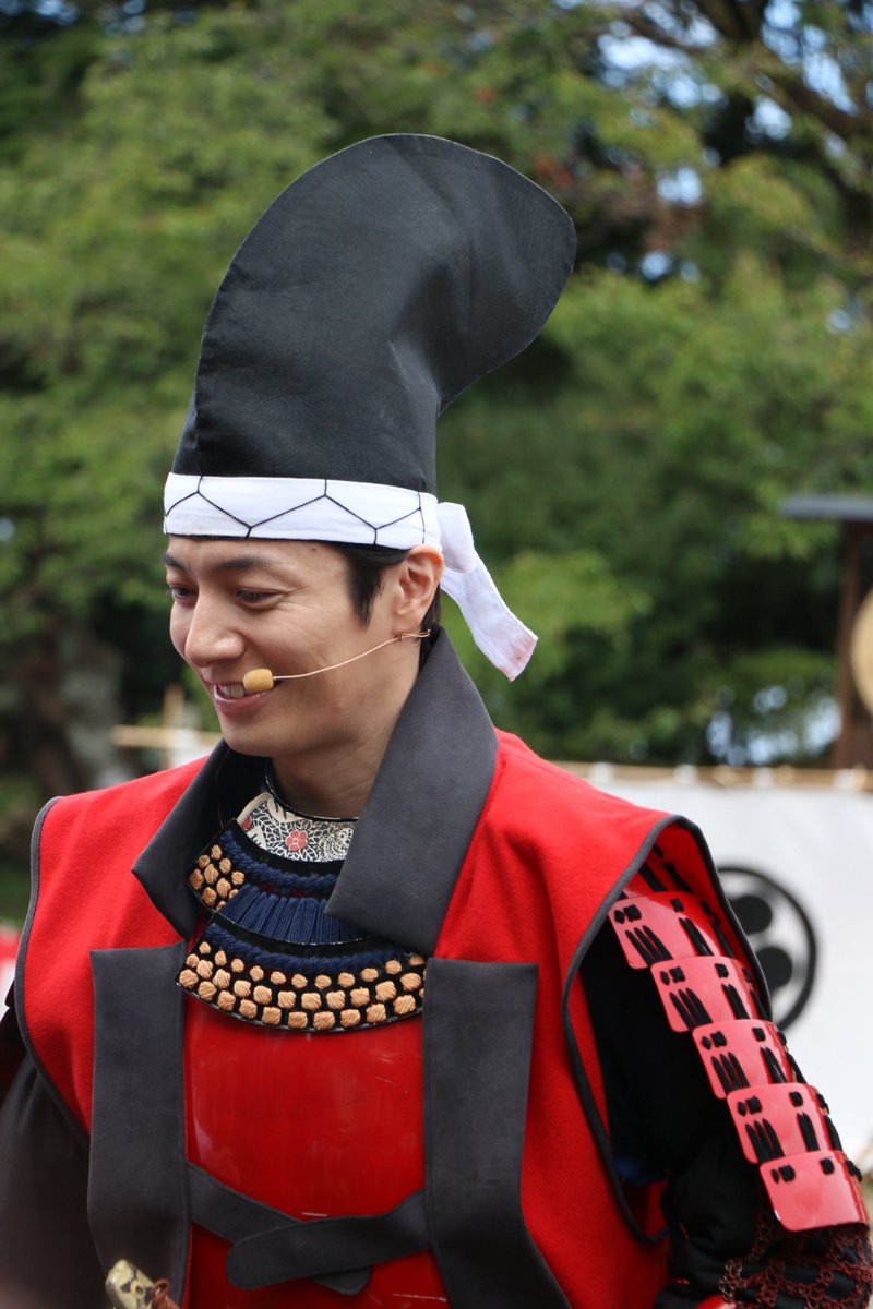 shio_batts2's tweet photo. 荘内大祭　酒井忠次役のスペシャルゲスト
和田琢磨さん

#荘内大祭
#和田琢磨
#わだっくま https://t.co/oHVwg4OoFd