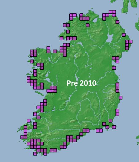 BioDataCentre's tweet photo. THEN AND NOW... The distribution of shore crab (Carcinus maenas) around the Irish coast has not changed since pre-2010. Explore Your Shore! has helped fill some gaps but this species is still found all around the Irish coast. https://t.co/jD4TaT1e6G https://t.co/eWF0BuMHZj