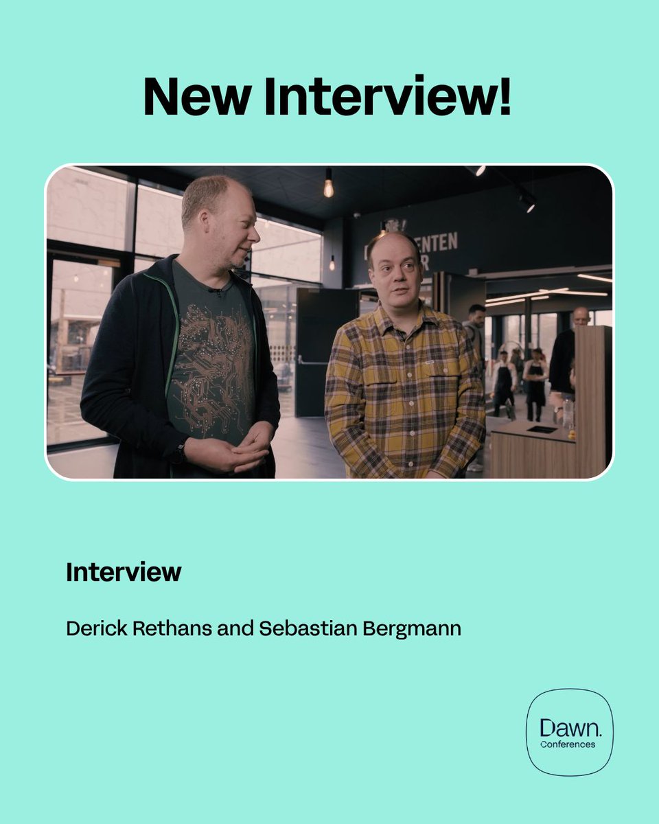 WebdevconNL's tweet photo. 🎤 New interview online!

During Webdevcon, we spoke with Derick Rethans and Sebastian Bergmann. 

Curious to watch the conversation and hear their insights on the industry? 

👉 https://t.co/hws4Ghdss3 

#webdevcon #interview #networking https://t.co/q4doK6hM04