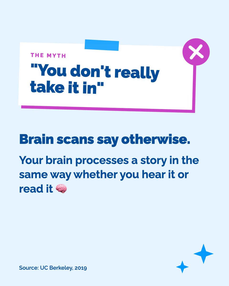 uLibraryDigital's tweet photo. Happy Dyslexia Awareness Week 2026  💛 

Friendly reminder that audiobooks count, always have, and the science backs it up. 

Swipe for the receipts, then tell us: team listen, team read, or both? 🎧📖 https://t.co/6C7wvT7aDf