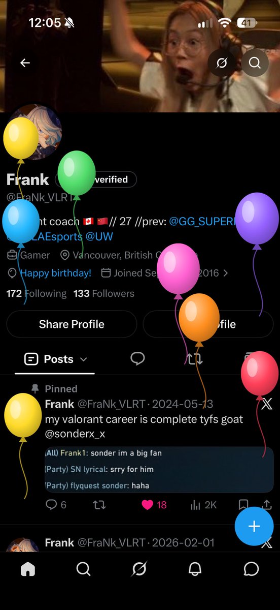 FraNk_VLRT's tweet photo. Obligatory birthday tweet https://t.co/iTnYKukn90