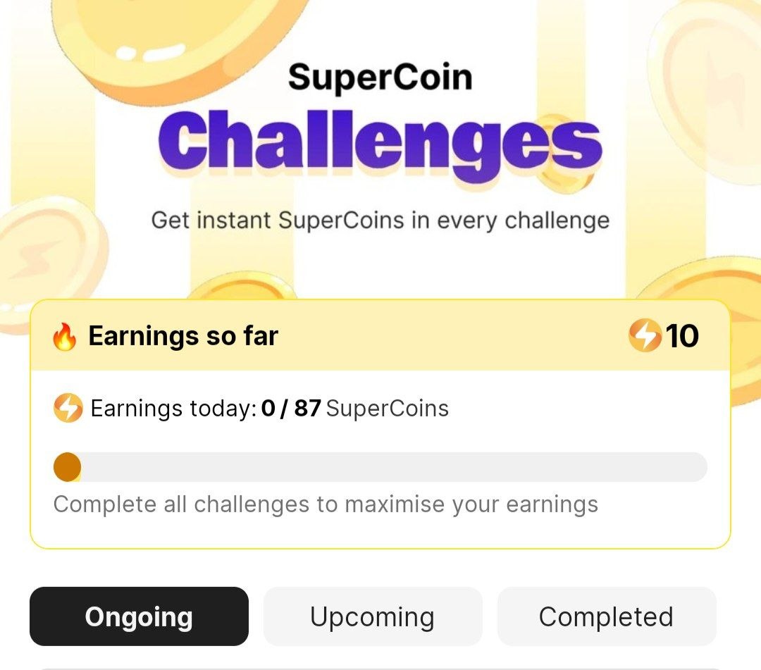 TechEarnTips's tweet photo. Flipkart : New challenge added: Free 87 supercoins

https://t.co/k1OjyiYDp6

Open Link In Flipkart App > Complete Simple Tasks > Done! Supercoins Credited

TIP : Wait 2 seconds on page after wishlisting products. For the share task, just tap WhatsApp, no need to actually share it https://t.co/pECc82176F
