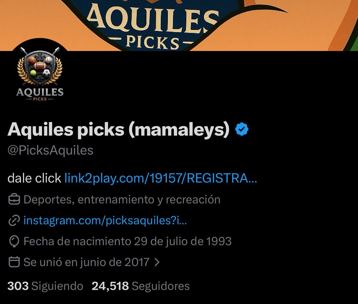 PicksAquiles's tweet photo. GRACIAS A TODOS USTEDES, YA SOMOS 24,500 PELUDOS ALV 🔥

Es momento de dar $1000 pesos MAÑANA🎁

Se van $500 al azar en los que comenten y den like en este post ❤️
Y✅
Se van $500 a la gente que publique que se registró y depósito en el link de abajo 👇🏻

Todo esto es gracias a que me siguen y se registran y depositan lo que pide👉 https://t.co/TgYW52mqxV