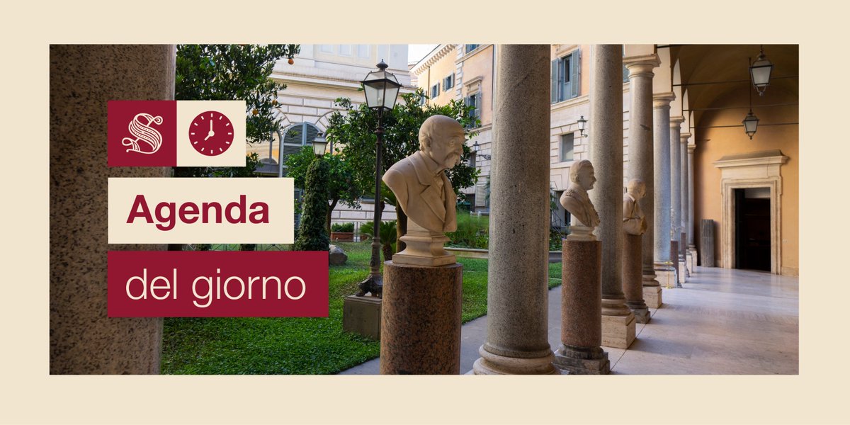 SenatoStampa's tweet photo. #LavoriParlamentari oggi in #Senato
📌 In Aula ore 16.30 - Seduta n. 462
https://t.co/zsF1i6wLnx
📺 Diretta
https://t.co/W4iabQvWFS
📌 Nelle Commissioni
🗓️ Agenda
https://t.co/BDQY8jgDbW
📺 #SenatoTV https://t.co/lFtx29nYOy https://t.co/bt7dd9GnQ9