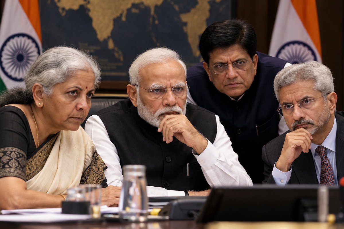 Notjustheadline's tweet photo. 🚨Modi Didn't Bend : India Cancels Trade Talks with USA, Says, “No Compromise on Sovereignty” . 

India-US trade negotiations appear to have reached a critical impasse, with Finance Minister Nirmala Sitharaman saying that further movement on the deal could be extremely difficult.  India has sent a blunt message to US: a trade deal cannot come at the cost of India’s sovereignty.

What began as a discussion over tariffs has expanded into far broader issues, including India’s trade policies, Russian oil purchases, economic-security alignment, FDI rules, FEMA regulations and taxation of foreign banks.

For India, this is where the red line has emerged.

India is willing to negotiate tariffs. It is willing to expand purchases from the United States. It is willing to deepen economic cooperation. But accepting conditions that could influence India’s independent foreign policy or domestic regulatory framework is a different matter altogether.

The Russia issue has become particularly sensitive. India has made it clear that its relationship with Moscow cannot simply be dictated by Washington. New Delhi has repeatedly maintained that its strategic partnerships are based on its own national interests.

The message is increasingly unmistakable: India will cooperate with America, but it will not become dependent on America.

External Affairs Minister S. Jaishankar’s broader argument reinforces this position. The world is becoming increasingly multipolar, and emerging powers are building multiple partnerships simultaneously. Countries no longer need to agree on every issue to cooperate with each other.

That principle now appears to be shaping India's trade negotiations as well.

The United States remains a crucial partner for India, but partnership does not mean surrendering policy autonomy. If a trade agreement requires India to compromise on its sovereign decisions, New Delhi appears prepared to walk away rather than sign a deal on unfavourable terms..