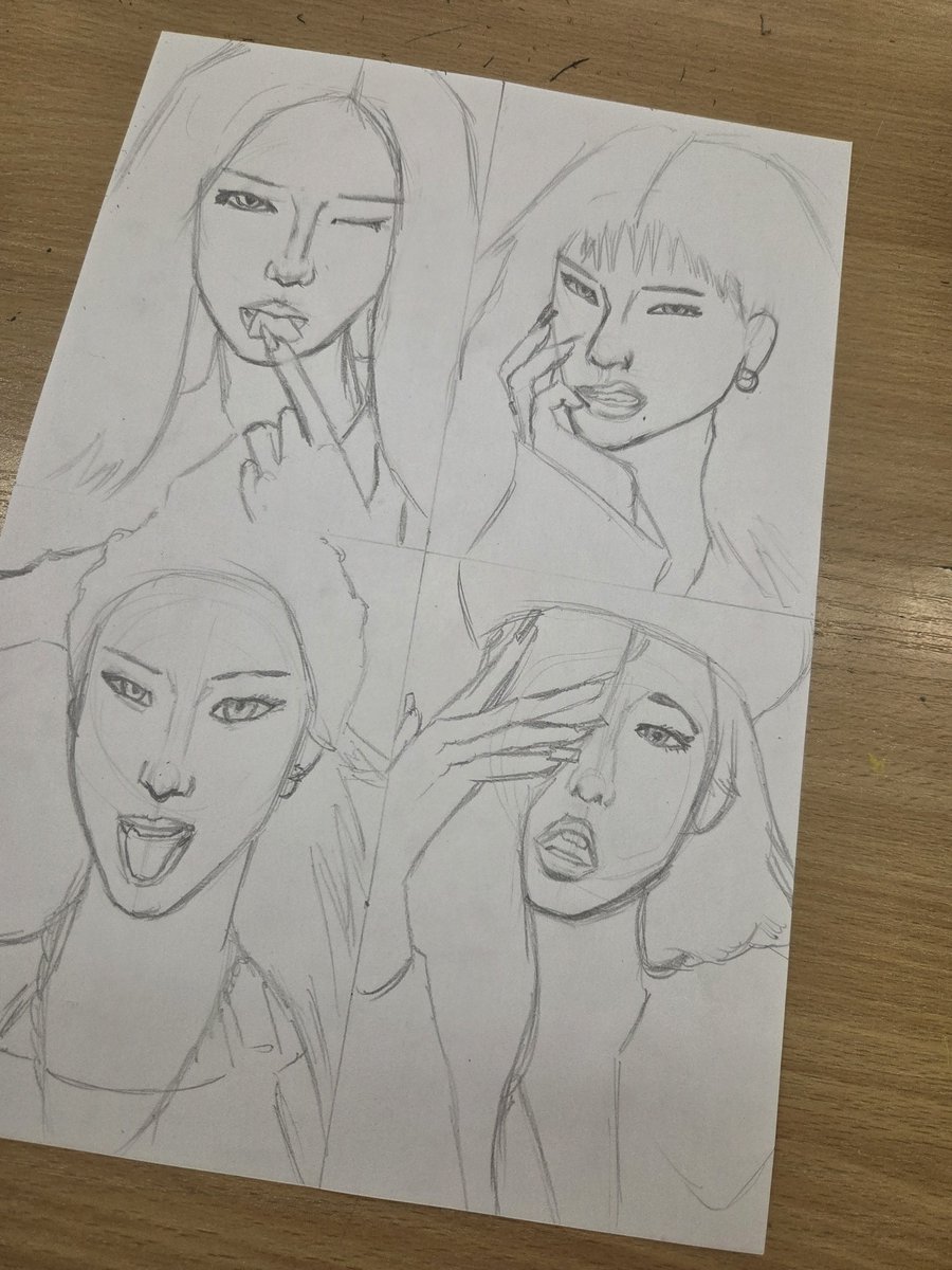 MUDraws24's tweet photo. Art class😮‍💨 #aespa #art https://t.co/x5jdoy1oy3