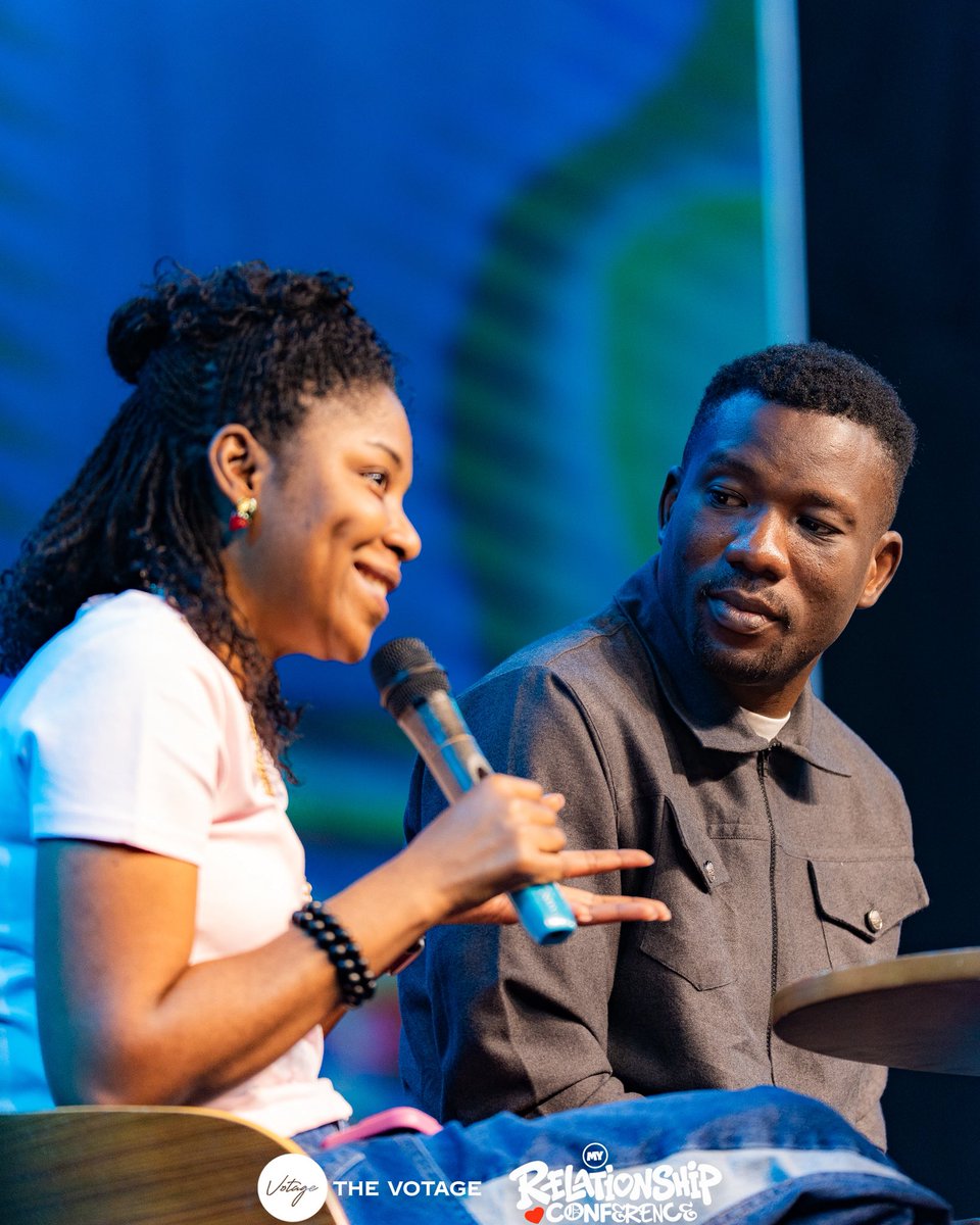 thewinlos's tweet photo. Me looking at my wife like... 
Sweet, which one am I supposed to focus on, the anointing or the beauty? 😭😍 https://t.co/F1L0OMjsL2