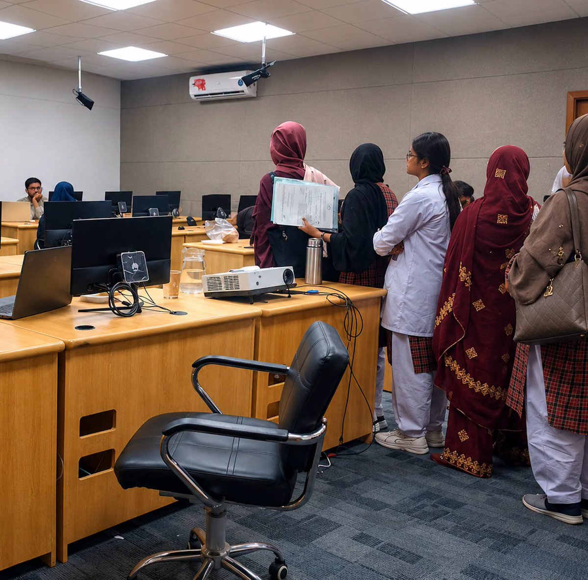 Digibizz_GOB's tweet photo. A new digital era is taking shape in Balochistan! 
DigiBizz has begun interviews at SBK University, empowering women with skills in Digital Marketing, Amazon &amp; E-Commerce, and Graphic Design with AI. Building skills. Creating opportunities. 

#DigiBizz #WomenEmpowerment https://t.co/NURILzV8Jq