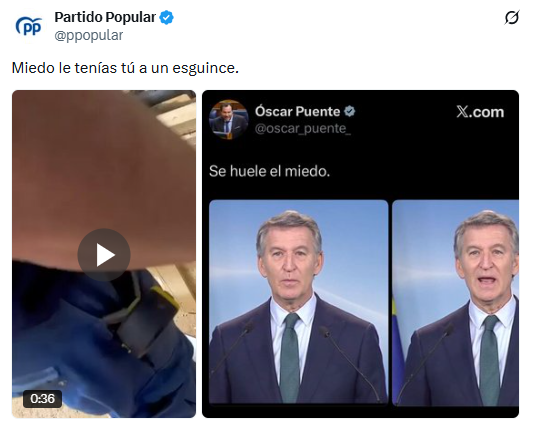 PSOE's tweet photo. Un gran ejemplo de cómo ser unos miserables https://t.co/5gJeuqNlSK