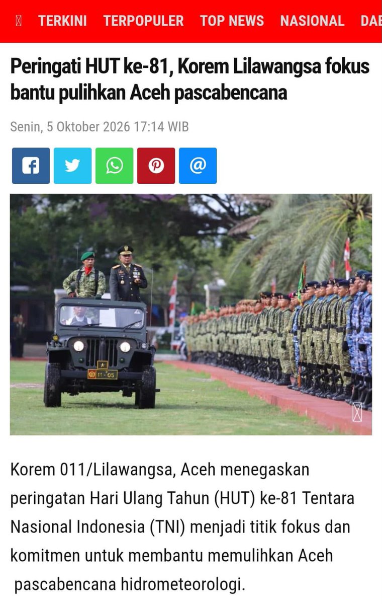 CandraChariti's tweet photo. Di posko kesehatan, TNI memberi layanan kesehatan gratis bagi warga yang sakit. Peran negara dirasakan hingga penjuru negeri.  Bersatu Bersama Rakyat https://t.co/n7Ad2BveUH