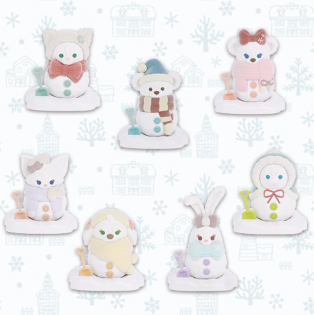 tdr_doria's tweet photo. 11月2日より、ダッフィー＆フレンズをイメージした雪だるまのフィギュア(単品／BOX)が販売されます🧸⛄️

冬らしいふわっとしたフロッキー仕様☆
https://t.co/eSa1eKYdtR
#TDR_now #TDR__now #TDR_MD https://t.co/6SLC4bUmdD